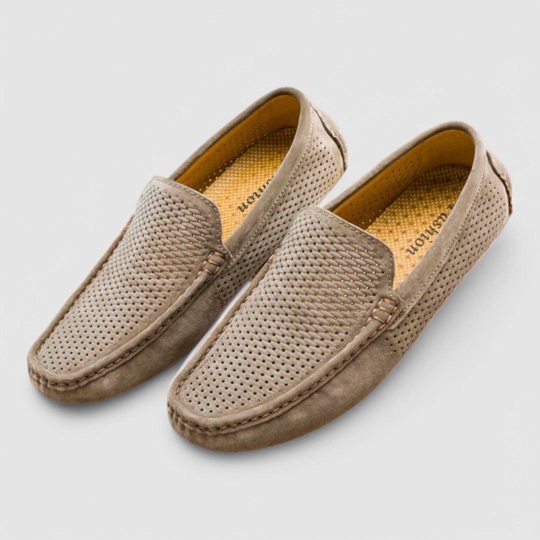 Modarista | Men's Suede Leather Casual Formal Slip on Loafer