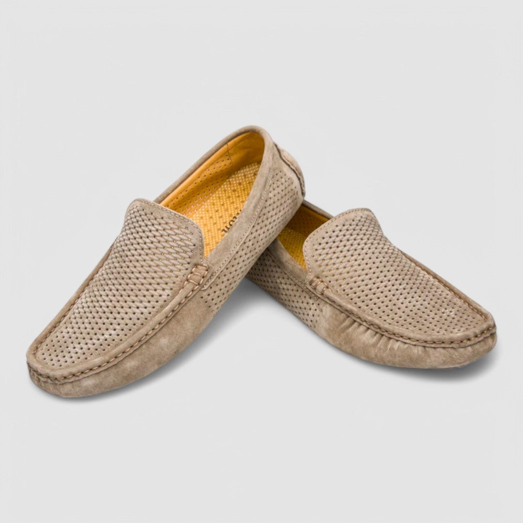 Modarista | Men's Suede Leather Casual Formal Slip on Loafer