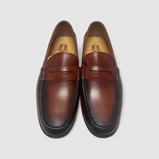 Modarista | Men’s Classic Leather Slip on Loafer Office Shoes