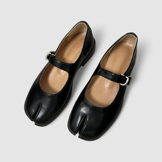 Modarista | Posh Vegan Leather Split Toe Mary Jane Shoes for Women