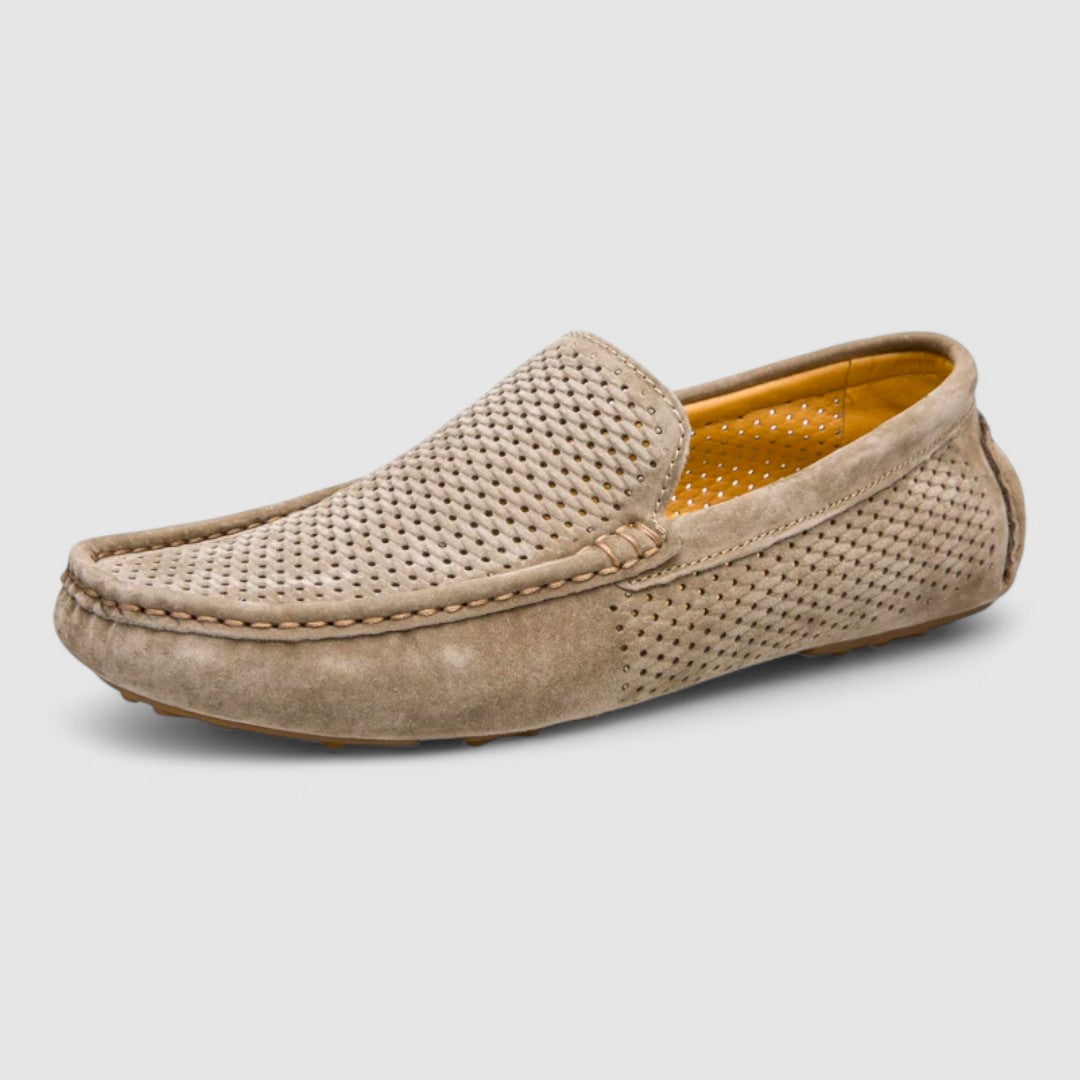 Modarista | Men's Suede Leather Casual Formal Slip on Loafer