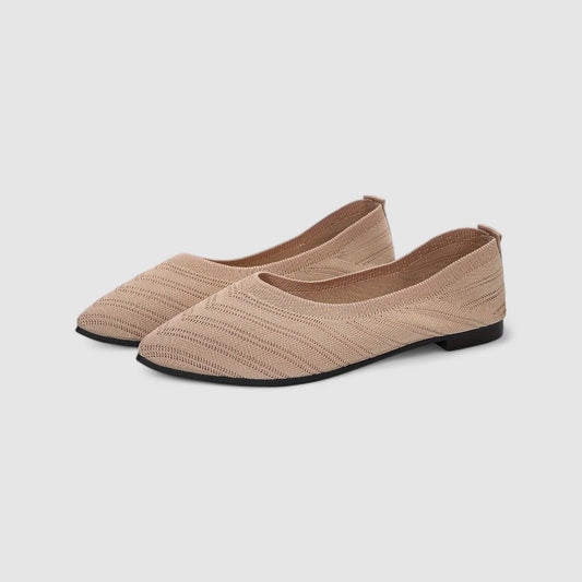 Modarista | Breathable Ladies Luxury Woven Pointed Flats for Work